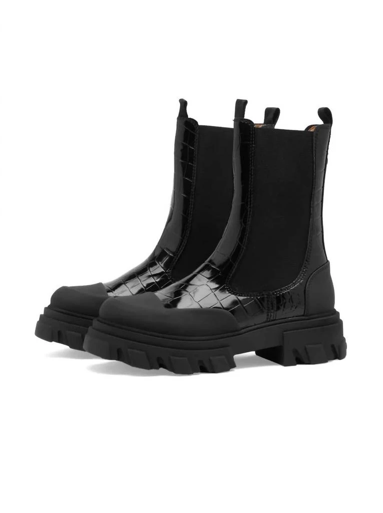 Ganni Ganni - Women's Cleated Mid Chelsea Boot 1