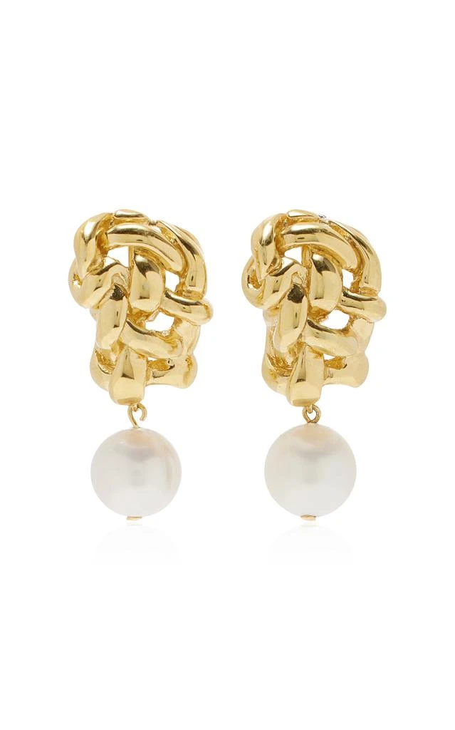 Completedworks Completedworks - Pearl 18K Gold-Plated Earrings - Gold - OS - Moda Operandi - Gifts For Her 1