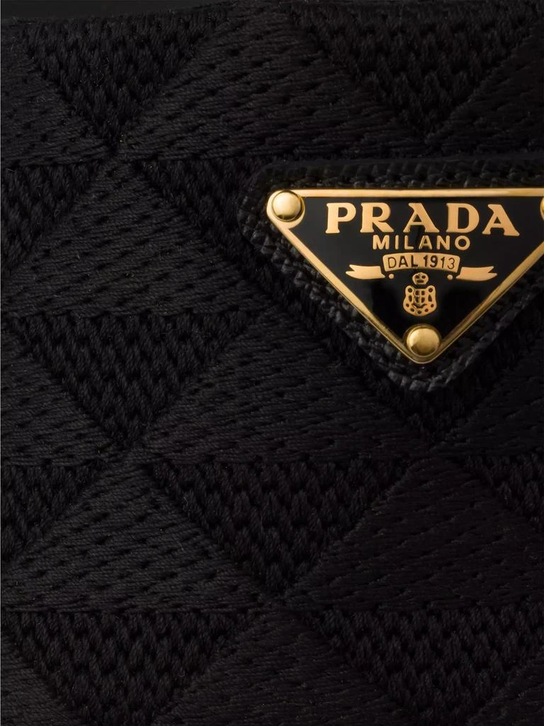 Prada Embroidered Fabric Slides 5