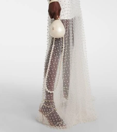 Norma Kamali Embellished mesh gown 5