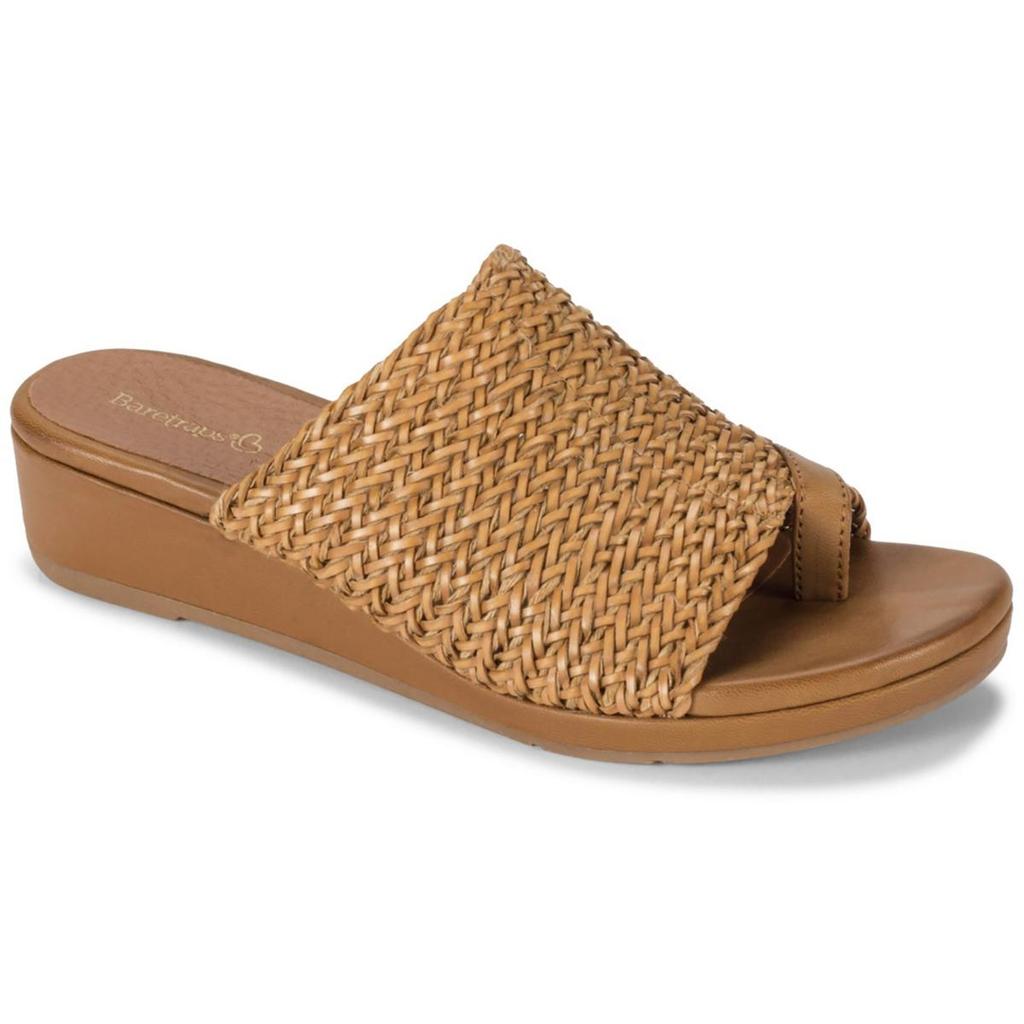 Baretraps Abey Womens Woven Slip On Wedge Sandals