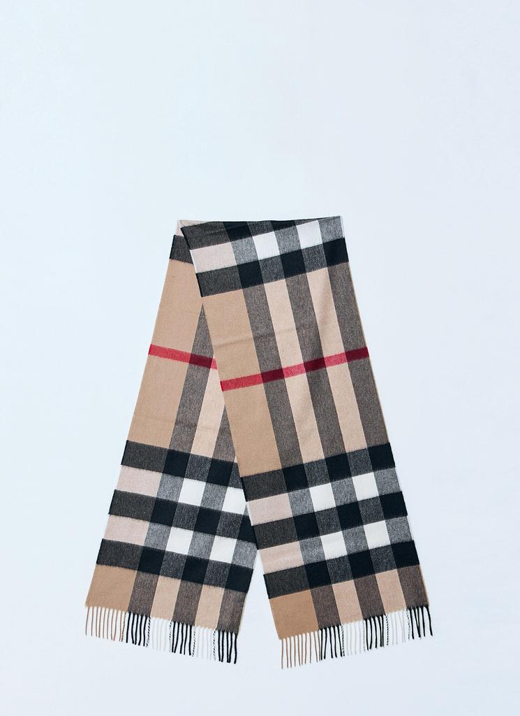 Burberry Check Cashmere Scarf