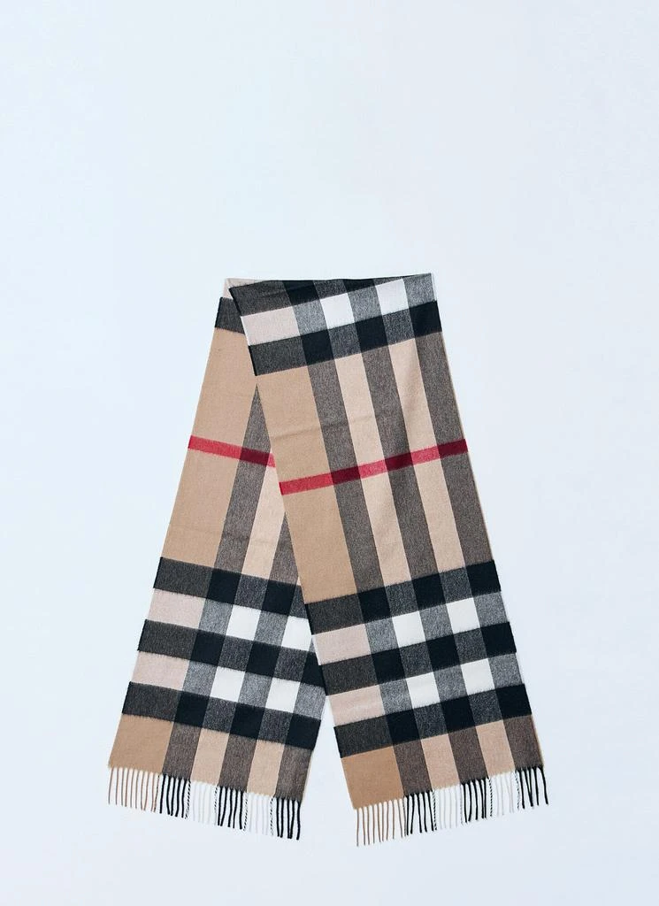 Burberry Check Cashmere Scarf 2