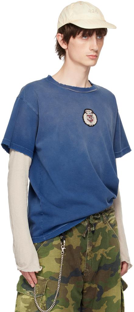 424 Blue Patch T-Shirt