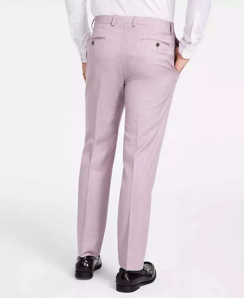 Calvin Klein Men's Slim-Fit Wool-Blend Stretch Sharkskin Suit Separate Pants 3