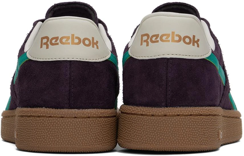 Reebok Burgundy & Blue Club C Grounds UK Sneakers 2