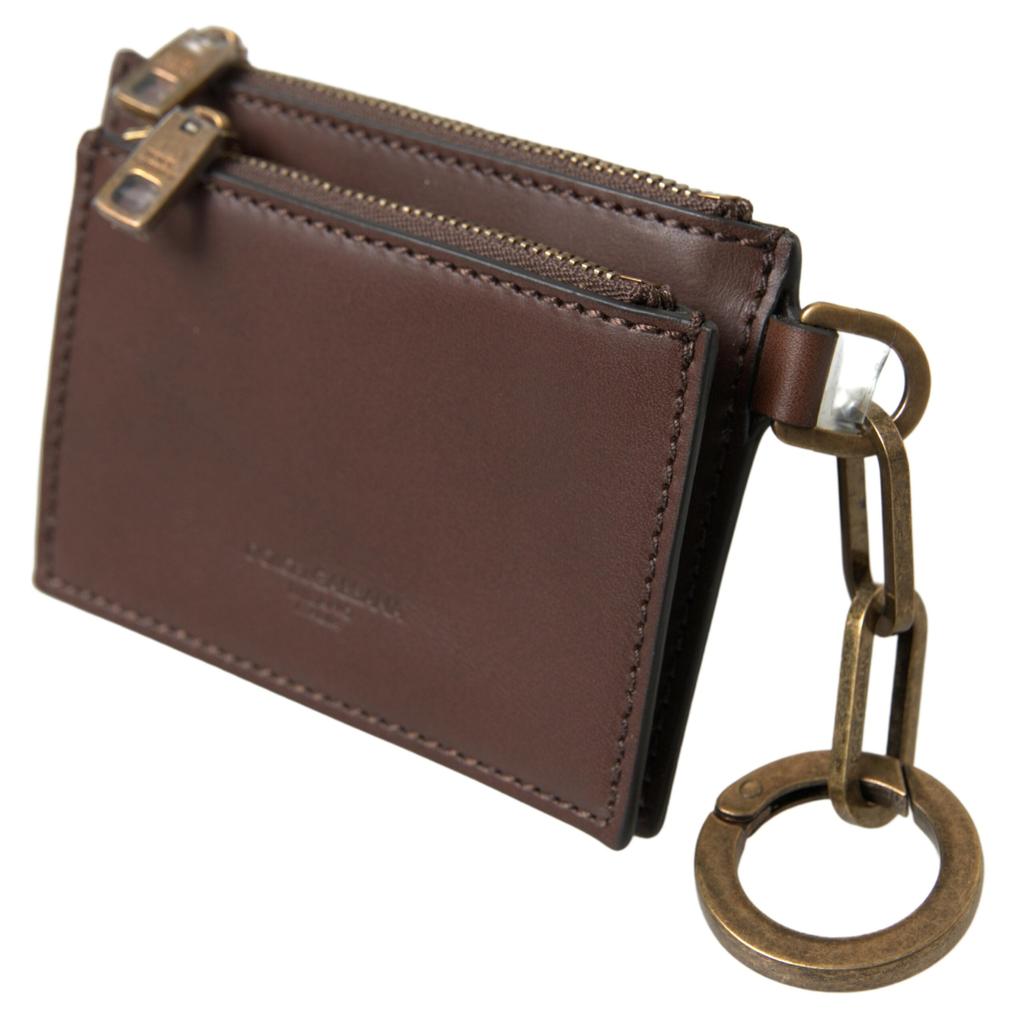 Dolce & Gabbana Dolce & Gabbana Elegant  Leather Coin Purse Men's Wallet