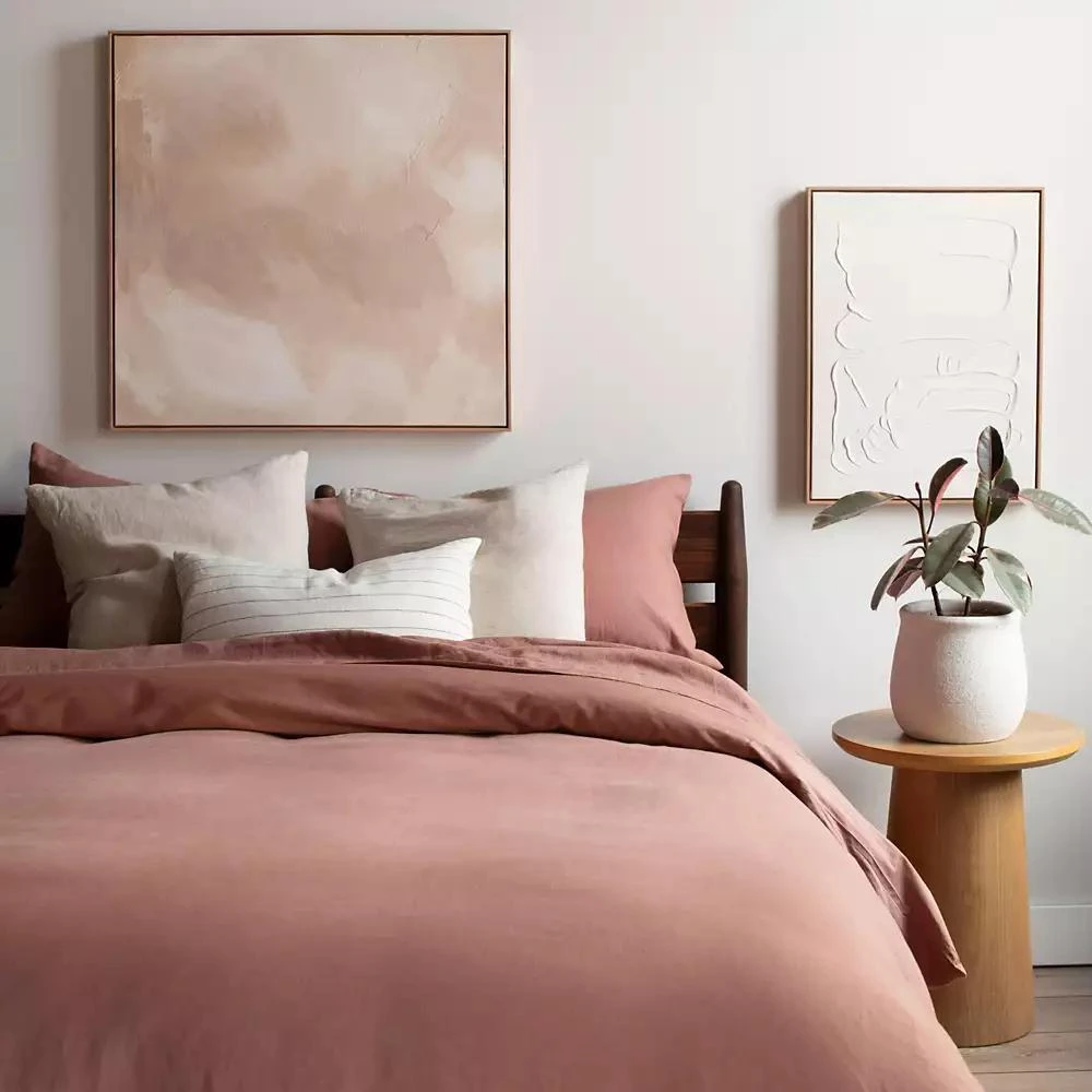 Bokser Home French Linen and Cotton Duvet 
Sham Set - 5