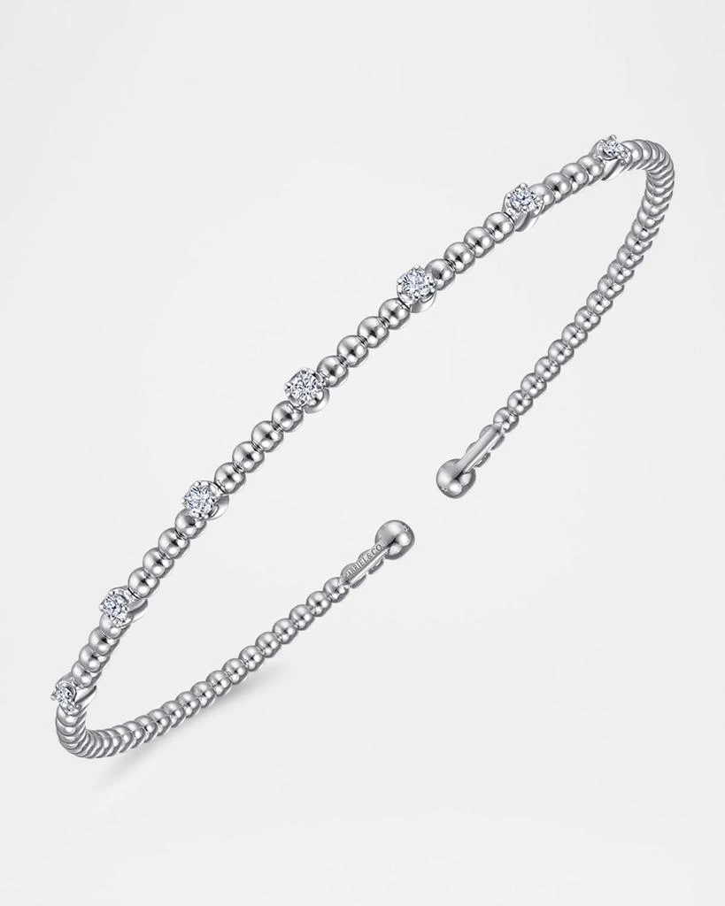 Gabriel
Co 14K White Gold Bujukan Diamond Stations Bracelet 2