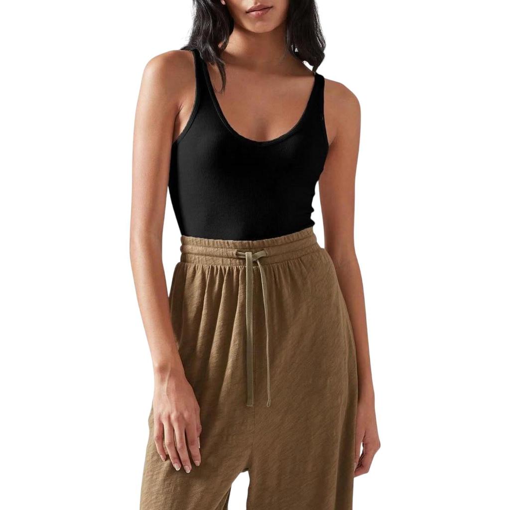 ATM Atm - Modal Rib Deep-V Tank Bodysuit