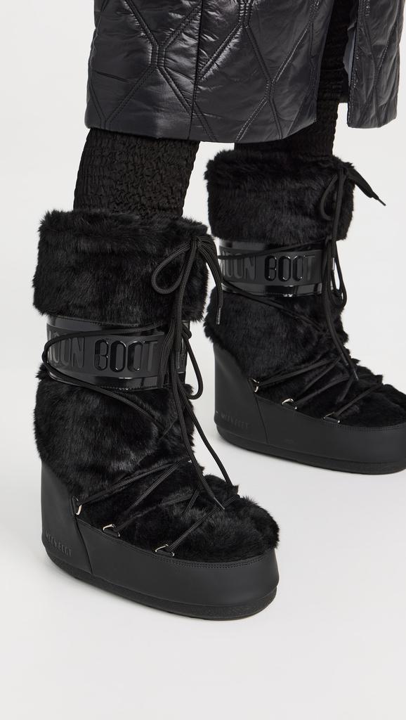 Moon Boot Icon Faux Fur Boots