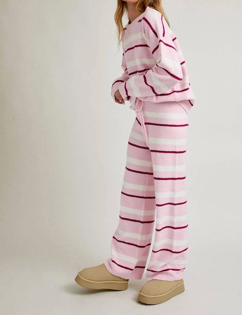 LE LIS Le Lis - Stripe Sweater 
Pants Set 9