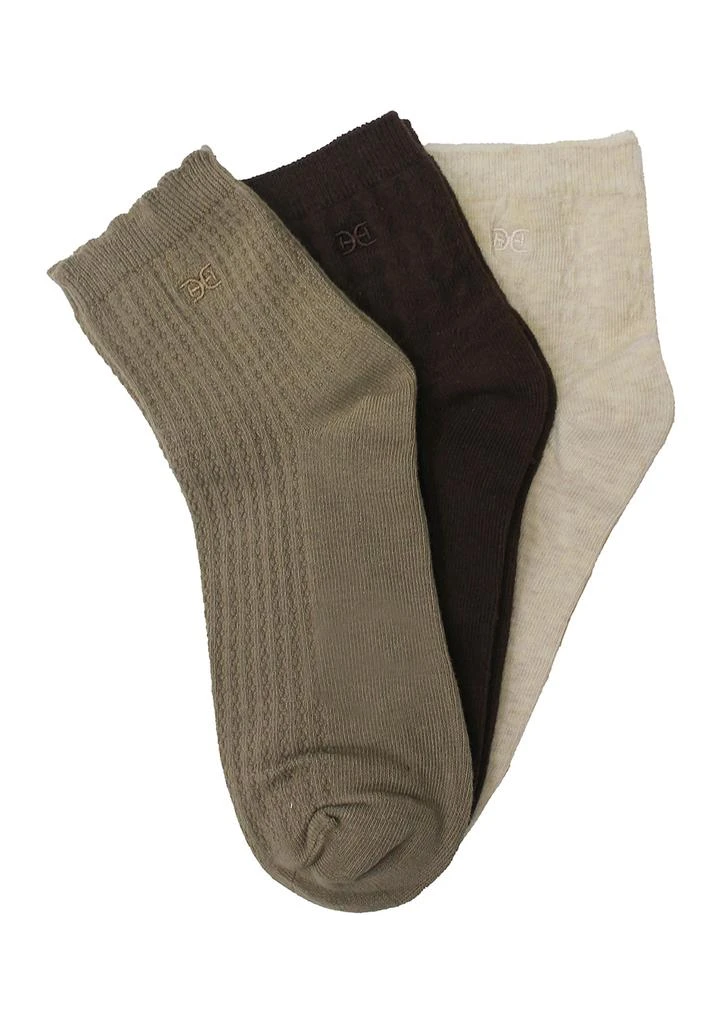 Sam Edelman 3 Pack Texture Cotton Anklet 2