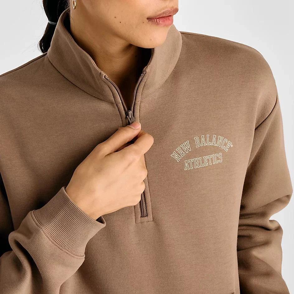 New Balance Graphic Quarter Zip 4