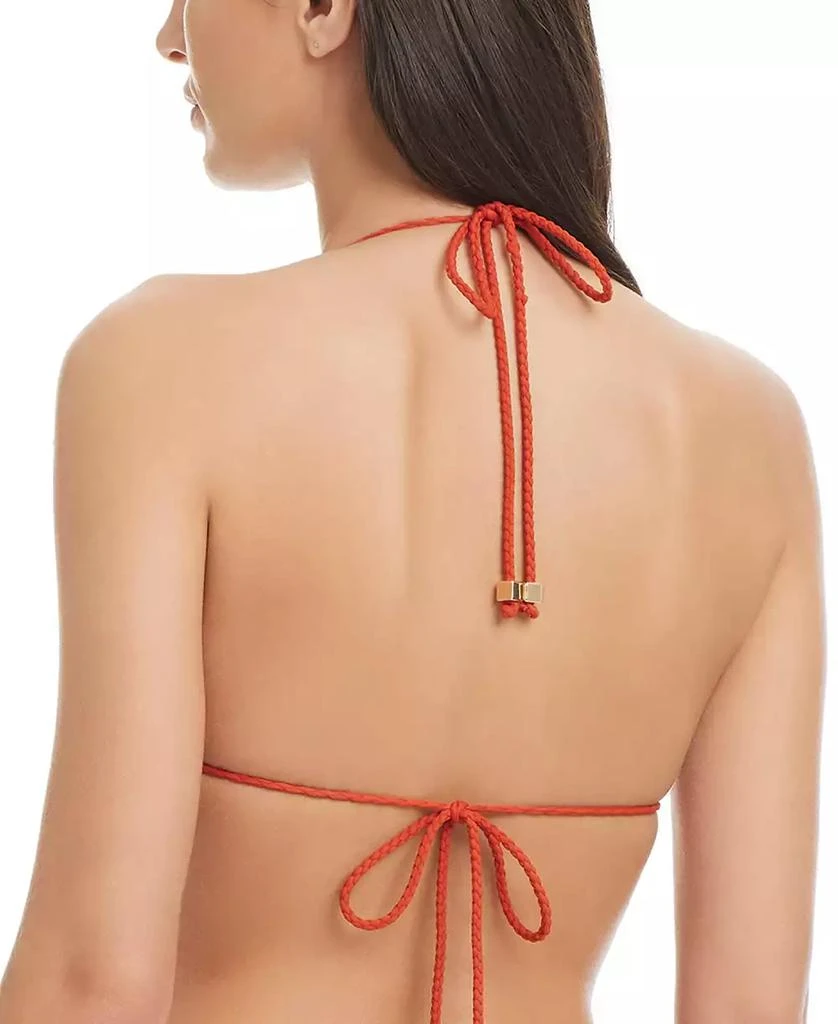 Red Carter Women's Classic Beaded Triangle Bikini Top 2