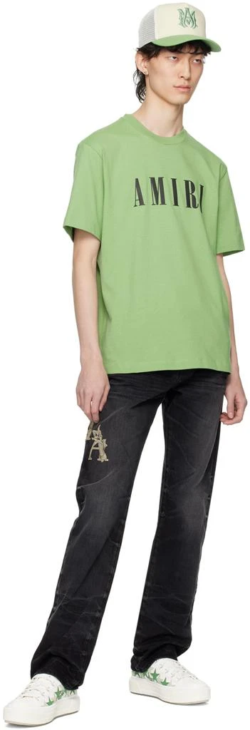 AMIRI Green Bonded T-Shirt 4