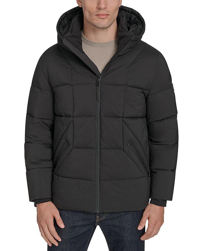 Andrew Marc Forester Faux Fur Trim Down Jacket - Coats - Free