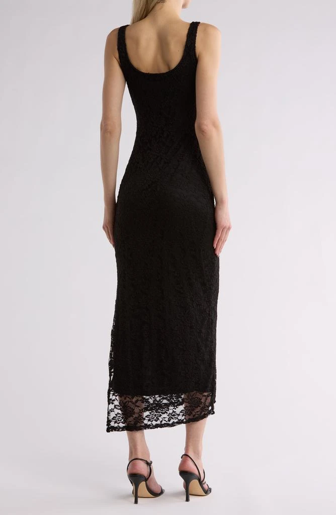 bebe Sleeveless Lace Maxi Dress 2