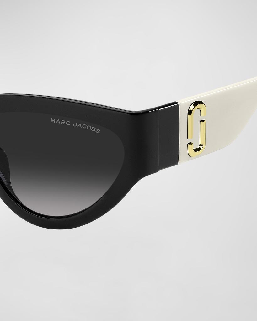 Marc Jacobs J Marc Logo Plastic Cat-Eye Sunglasses