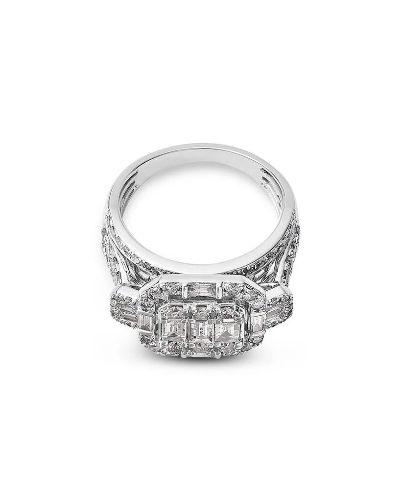 Bloomingdale
s Fine Collection Mixed Cut Diamond Band Ring in 14K White Gold, 2.0 tcw 3