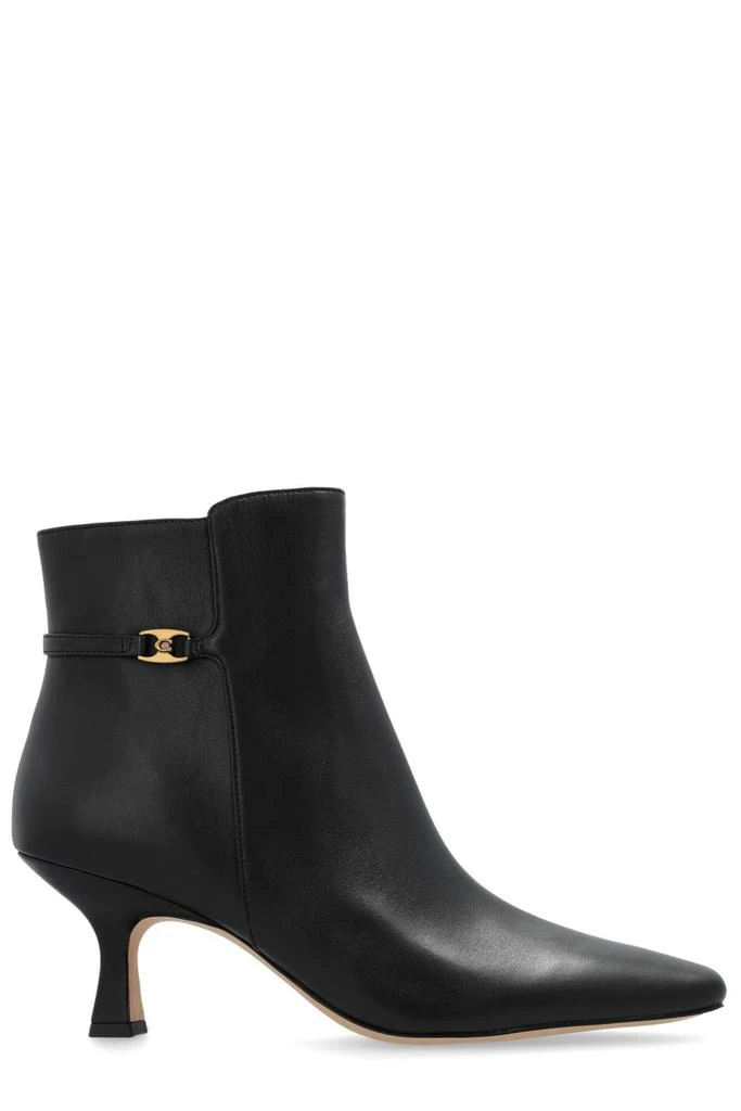 Coach Coach Square-Toe Heeled Ankle Boots 1