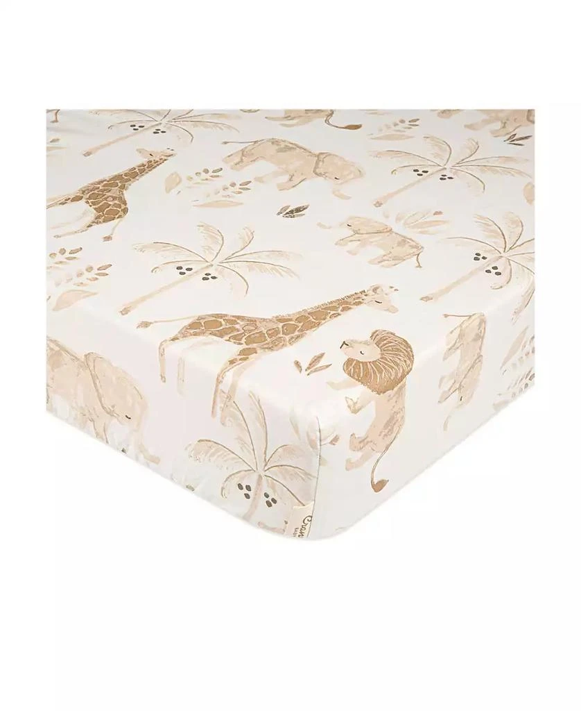 Crane Baby Baby Boys or Baby Girls Kendi Crib Sheet