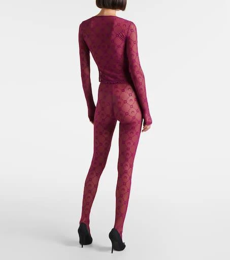 MARINE SERRE Moonagram mesh top 3