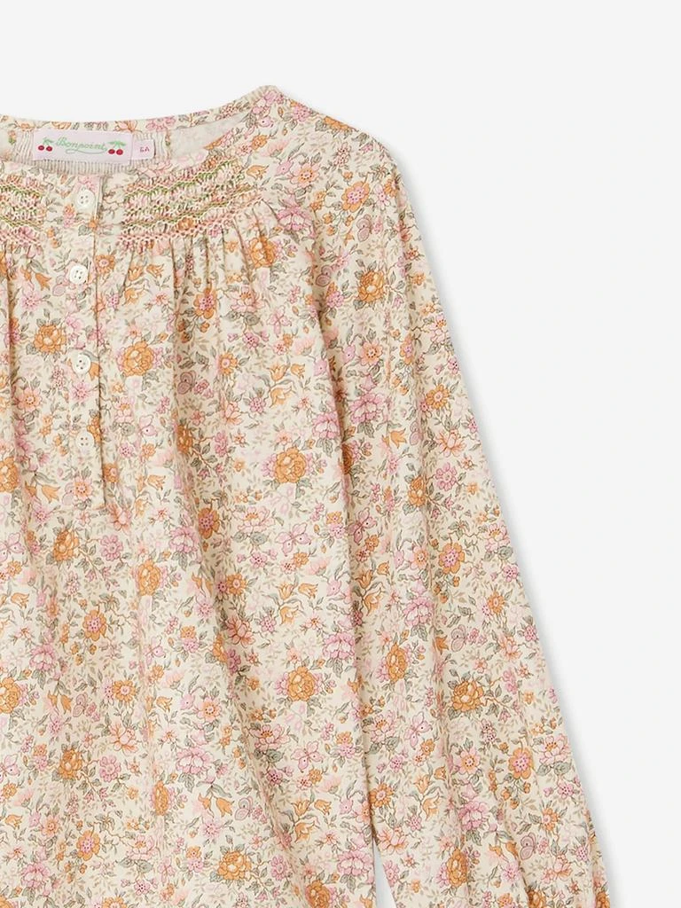 Bonpoint Bonpoint Girls Rose Blouse in Pink 3