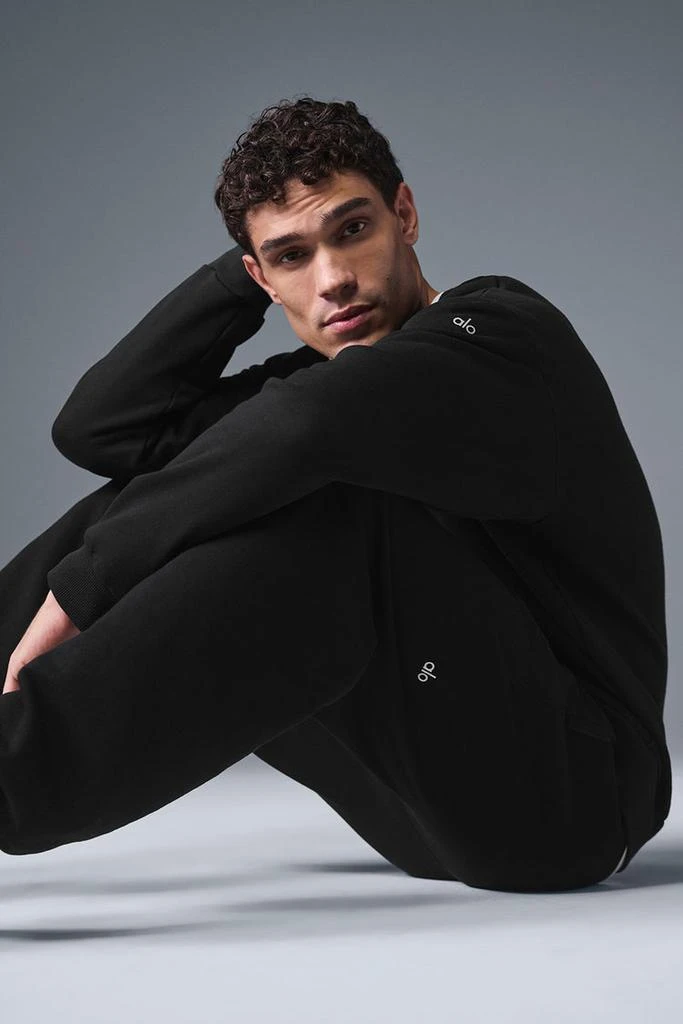 Alo Chill Crew Neck Pullover - Black 4