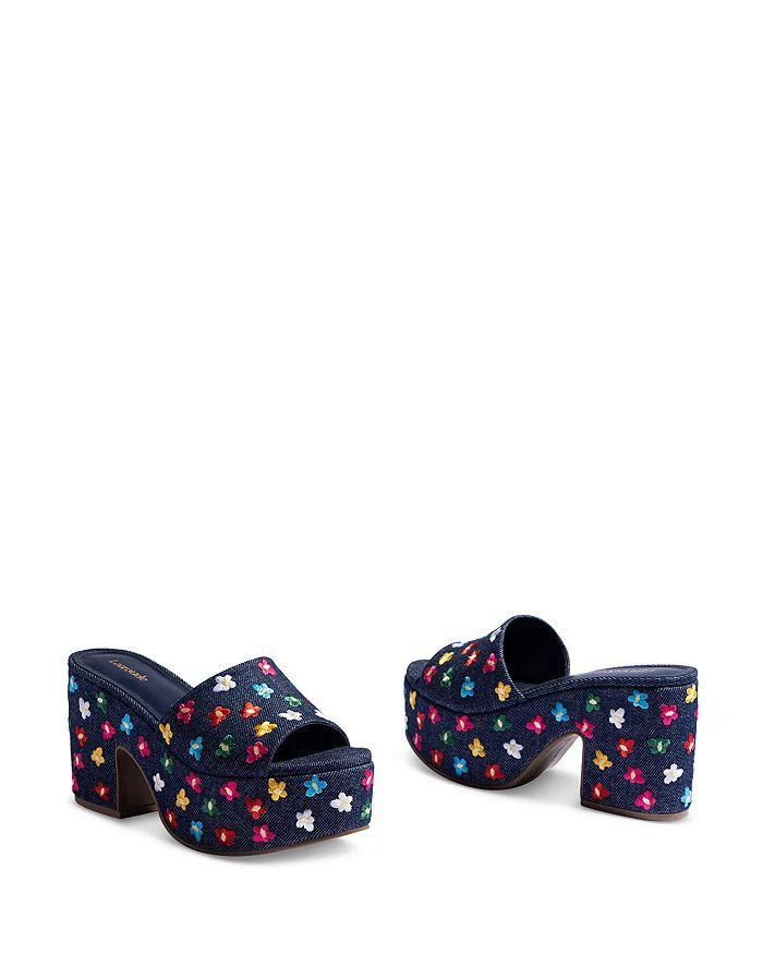 Larroudé Women's Miso Slip On Platform Sandals 5