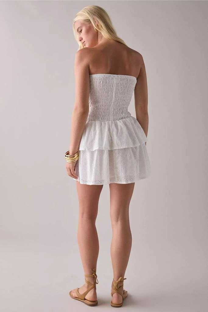 Daisy Street Daisy Street Broderie Bandeau Drop Waist Tiered Mini Dress 2