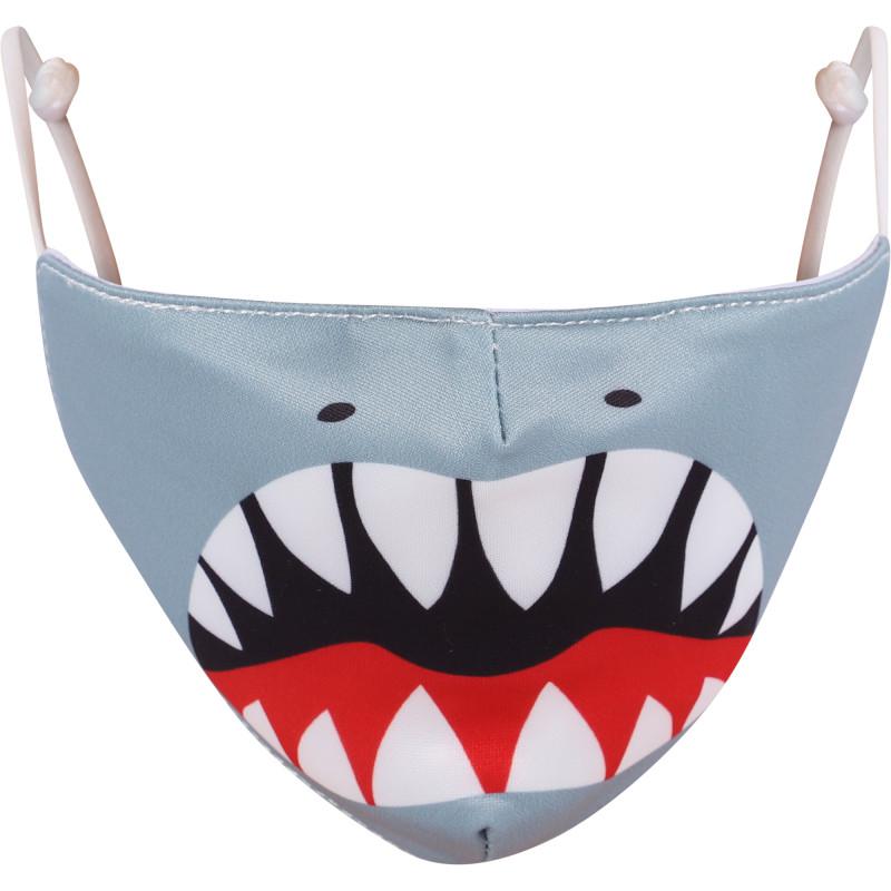 OMG! Accessories Shark face mask in grey