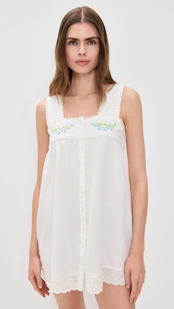 Damson Madder Elspeth Embroidered Nightdress 1