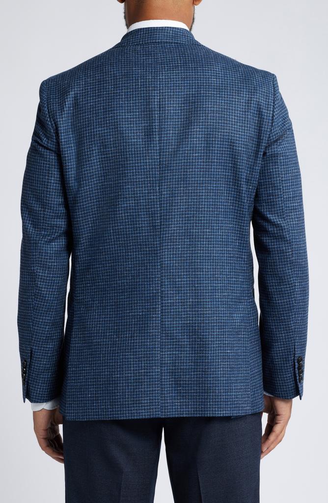Ted Baker London Karl Mini Houndstooth Check Wool & Cotton Blend Sport Coat