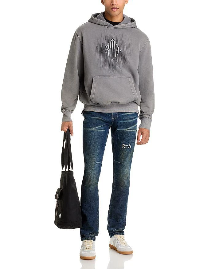 RTA Relaxed Fit Jordan Stone Etched Monogram Hoodie 2