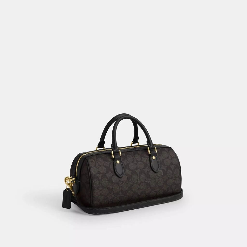 Coach Rowan Long Satchel Bag In Signature Canvas 2