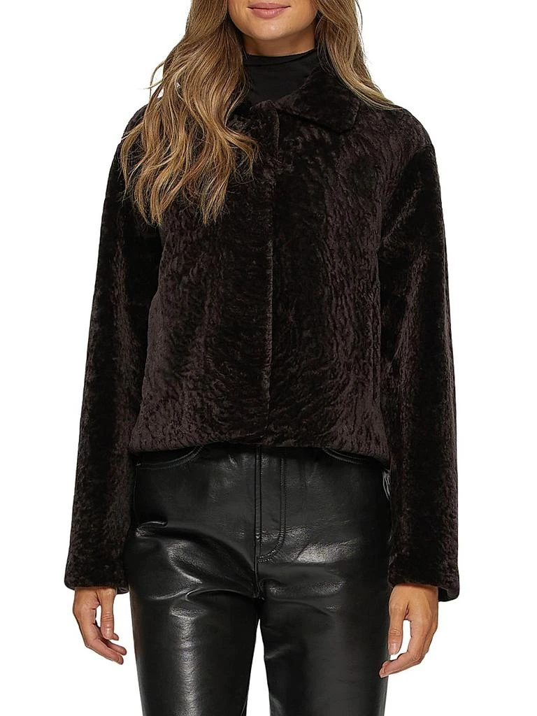 Gorski Textured Shearling Lamb Jacket 2