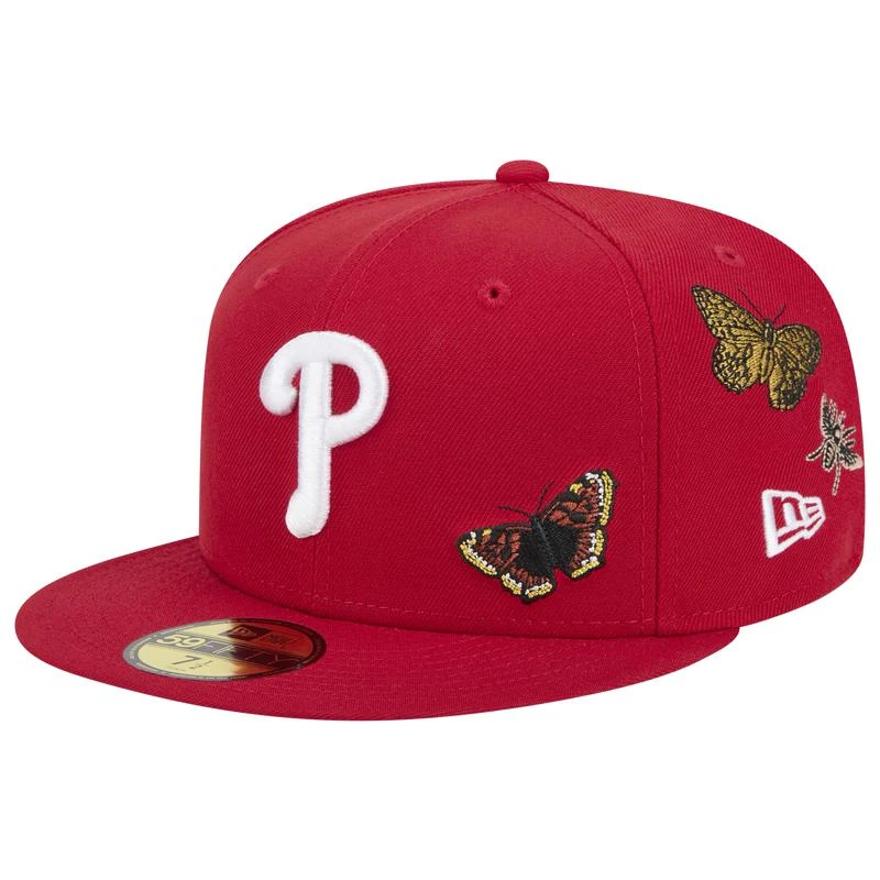 New Era New Era Phillies 59Fifty Felt Fitted Cap - Adult 1
