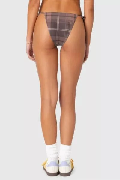 Edikted Edikted Wilhelmina Plaid String Bikini Bottom 4