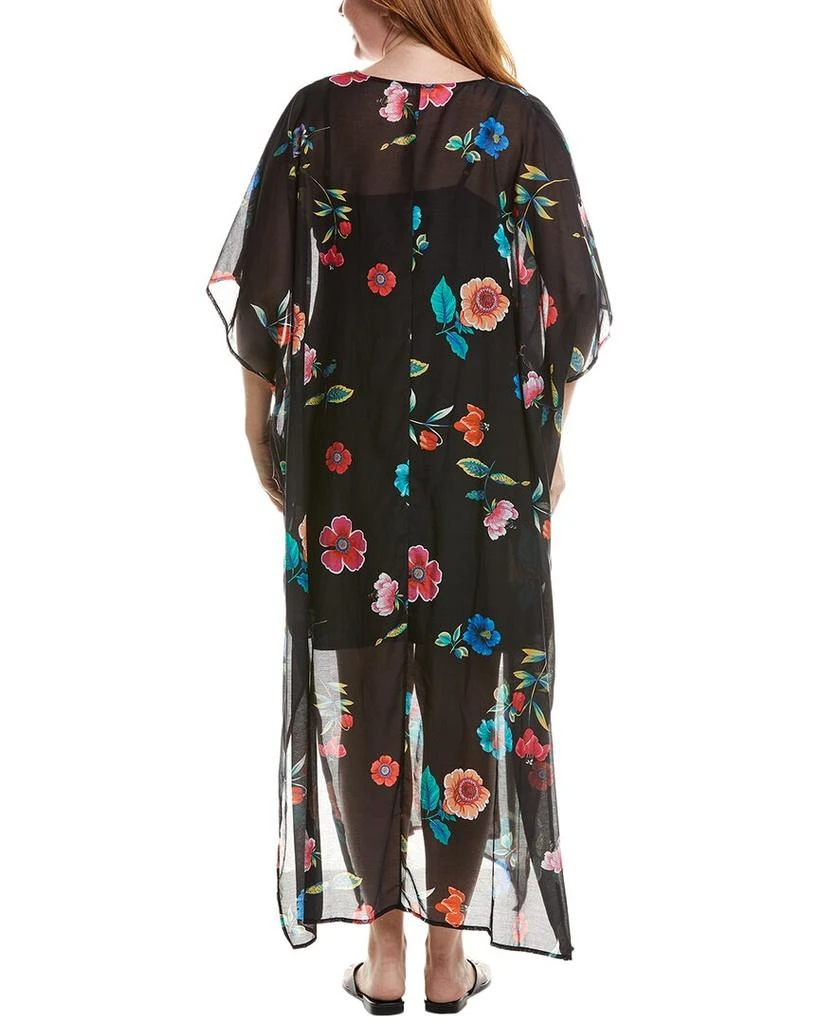 Johnny Was Plus Palace Silk-Blend Kaftan 2