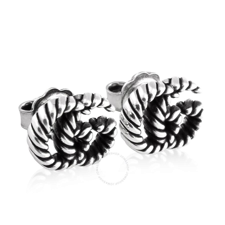 Gucci Double G earrings in Sterling Silver