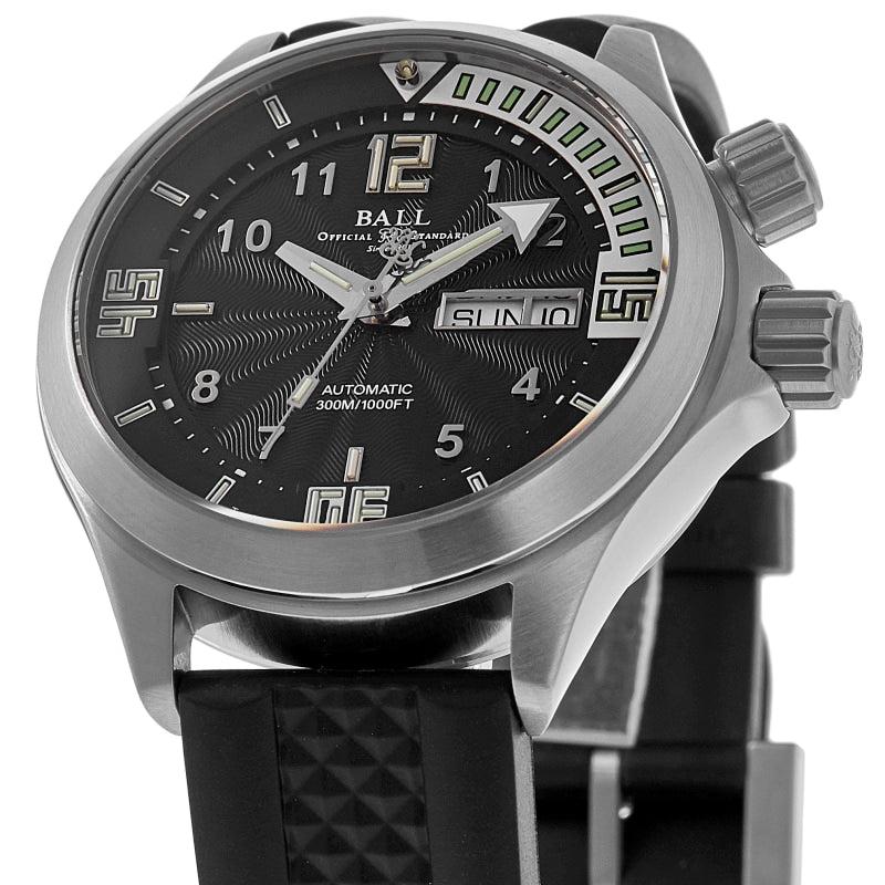 BALL Watch Engineer Master II Diver Automatic Black Dial Rubber Strap Men's Watch DM2020A-PA-BKWH