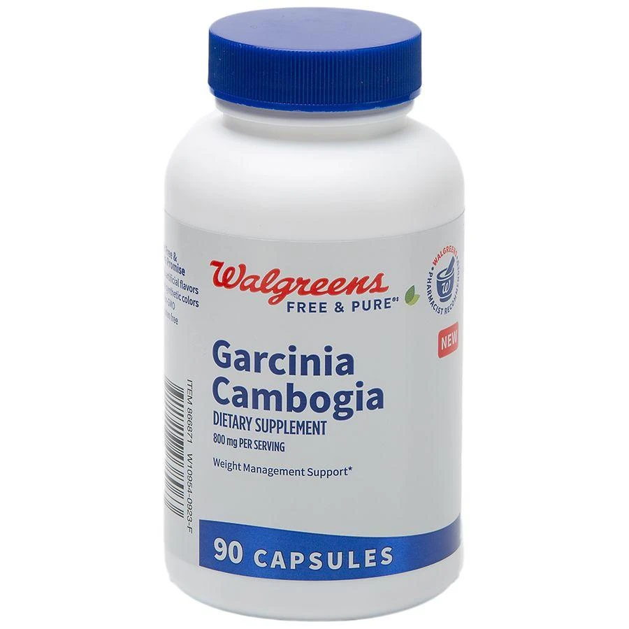 Walgreens Free & Pure Garcinia Cambogia 800mg Capsule (45 days) 1
