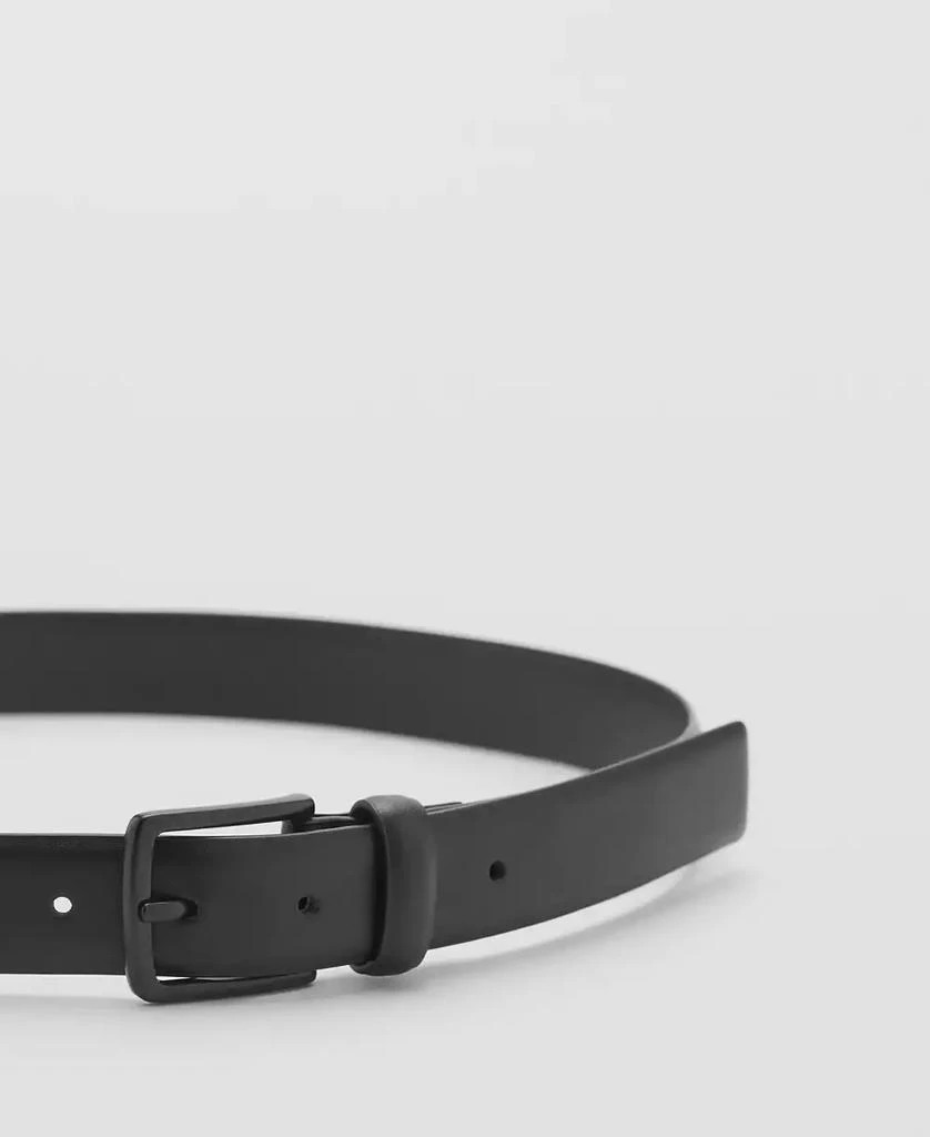 Mango Men's Nappa Leather Belt 3