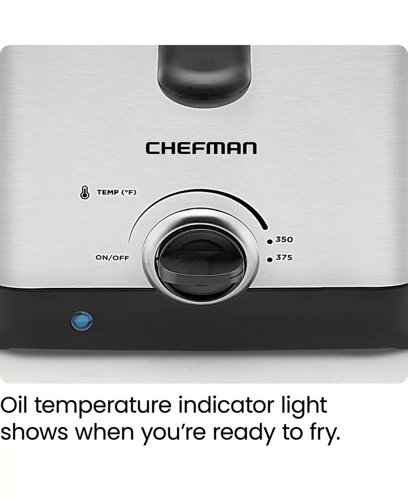Chefman Fry Guy 1.5 Liter Deep Fryer w/ Temperature Control 6