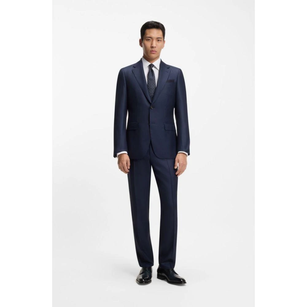 Hugo Boss Brogue-detail Derby shoes in leather 2