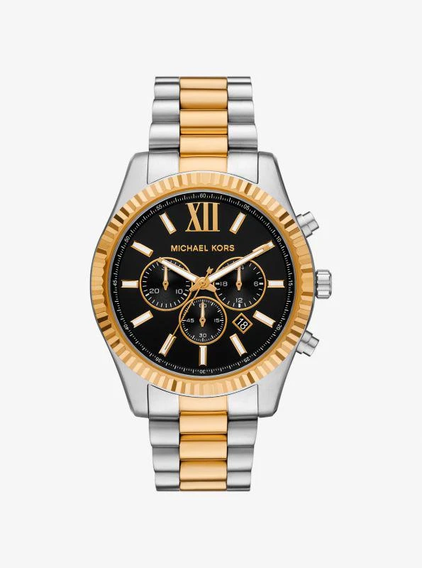 Michael Kors Oversized Lexington Two-Tone Watch 1