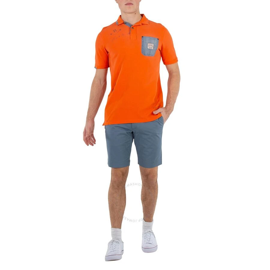Ralph Lauren Classic Fit Mesh Polo Shirt In Orange 1