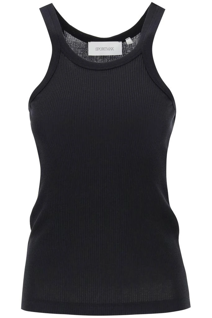 SPORTMAX 'CACCIA' RIBBED TANK TOP 1