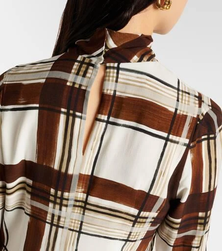 Dries Van Noten Checked top 7
